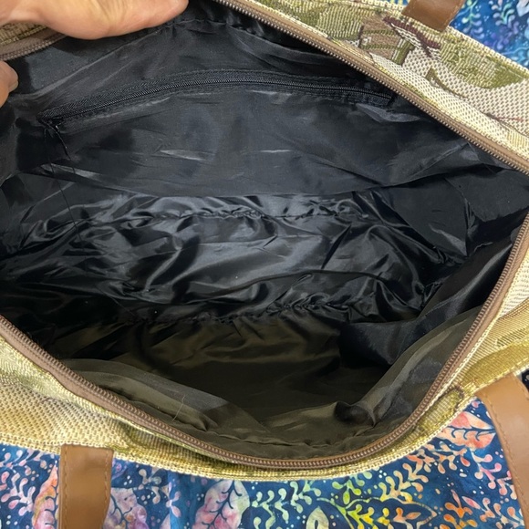 Vintage Lighthouse and sailboat tapestry bag Large - Picture 8 of 9